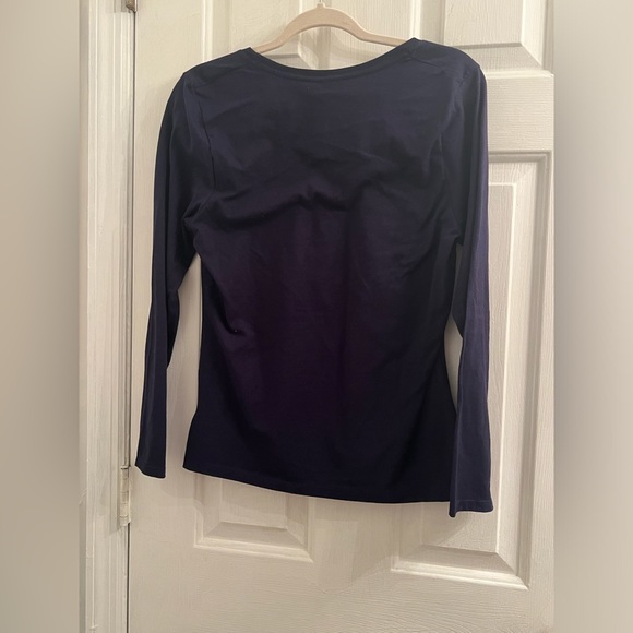 Size small U of A university of Auburn college football navy orange long sleeve - Picture 3 of 4